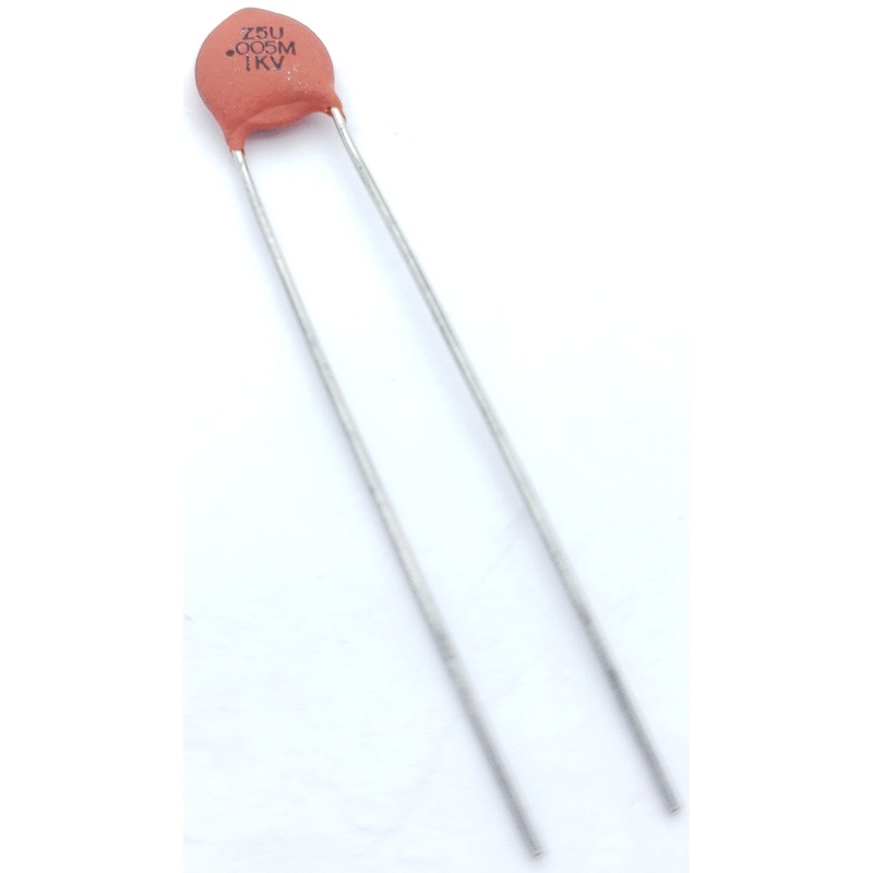 0.005uF 1KV Ceramic Disc Capacitor – Z5U .005M 1KV
