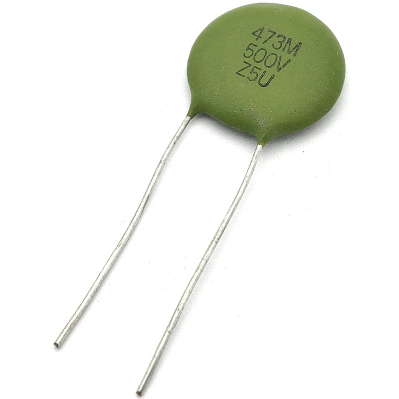 0.047uF 500V Ceramic Disc Capacitor – 473M 500V Z5U
