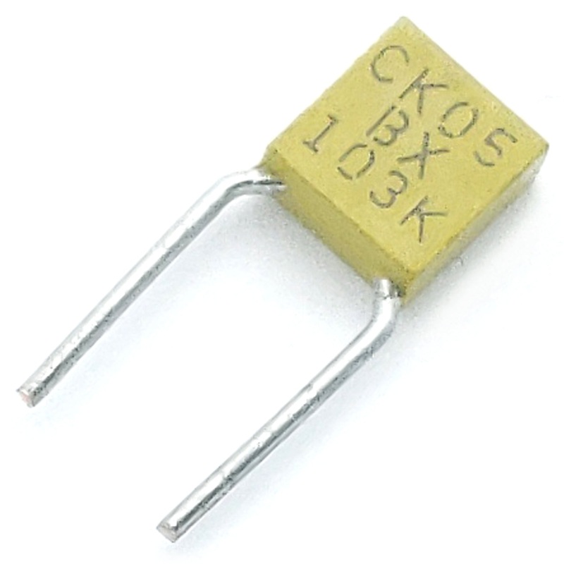 ceramic capacitor 0.01 F 10% 100 volts BX