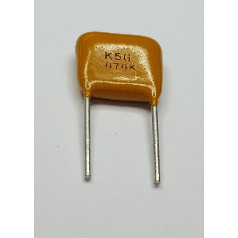 ceramic capacitor 0.47 uF 10% 50 volts X7R