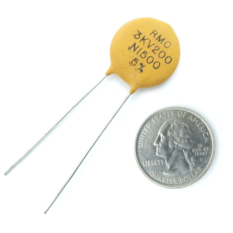 ceramic capacitor 200 pF 5% 3000 volts N1500