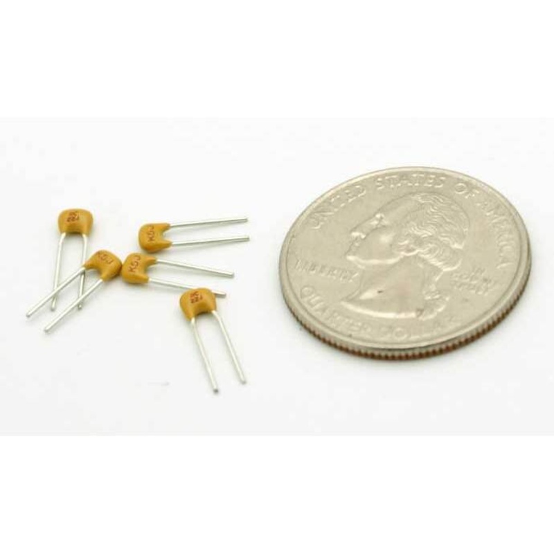 ceramic capacitor 22 pF 5% 50 volts C0G