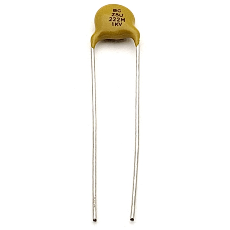 ceramic capacitor 2200 pF 20% 1000 volts – Z5U