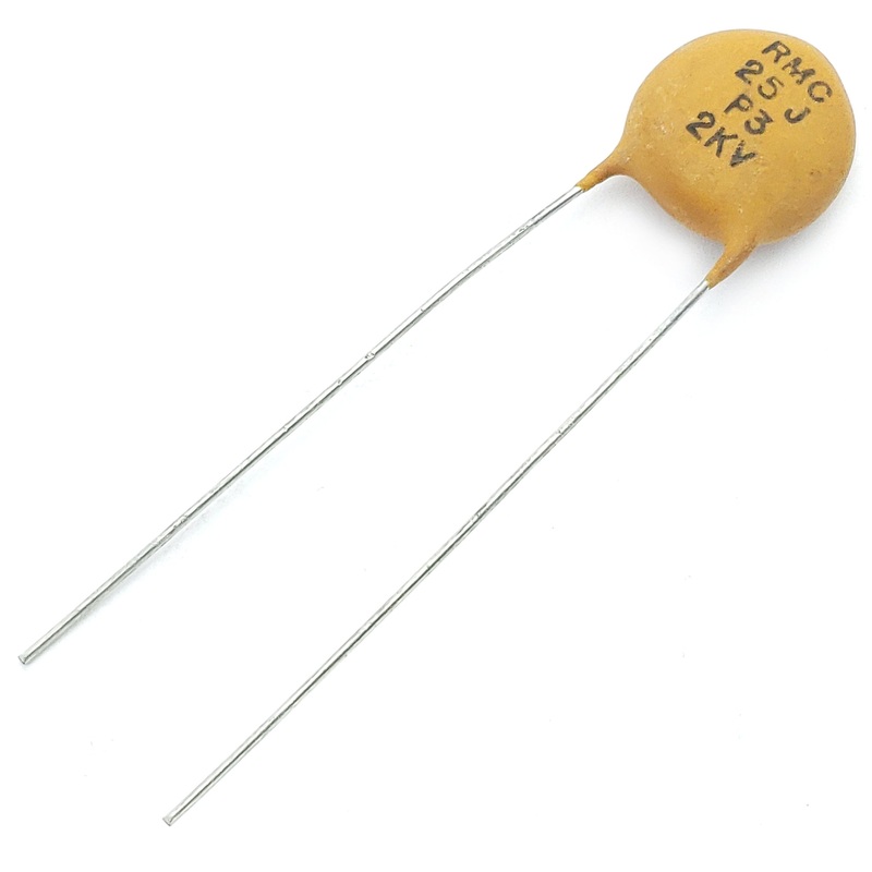ceramic capacitor 25 pF 5% 2000 volts P3