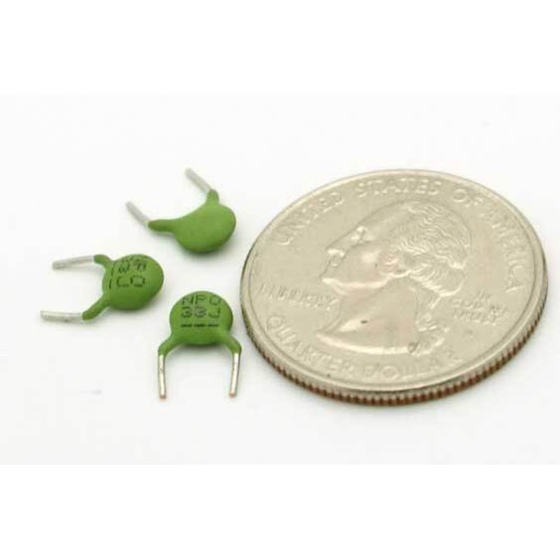 ceramic capacitor 33 pF 5% 50 volts NP0