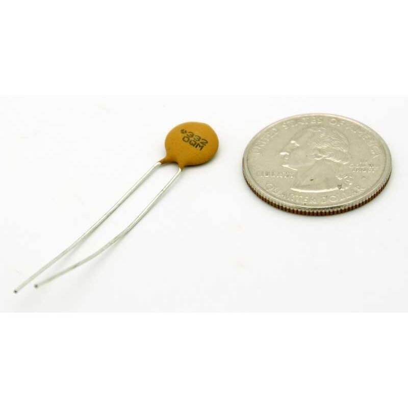 ceramic capacitor 3300 pF 20% 500 volts Z5U