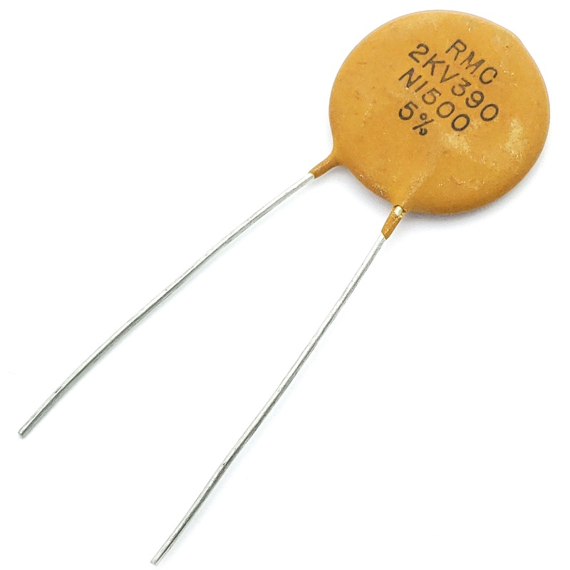 ceramic capacitor 390 pF 5% 2000 volts N1500