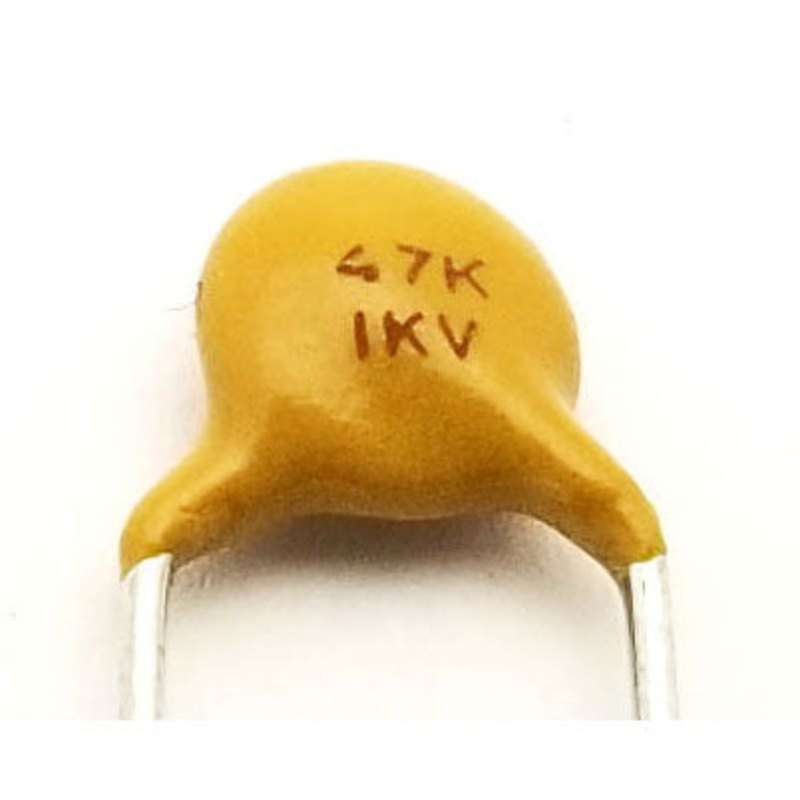 ceramic capacitor 47 pF 10% 1000 volts