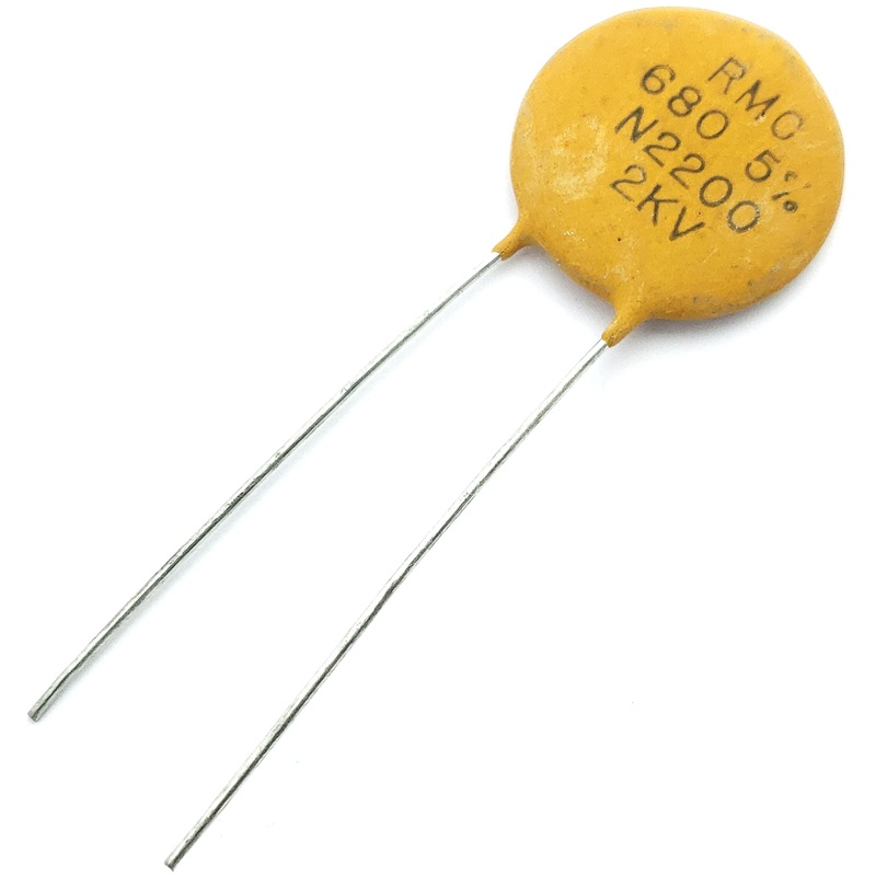 ceramic capacitor 680 pF 5% 2000 volts N2200