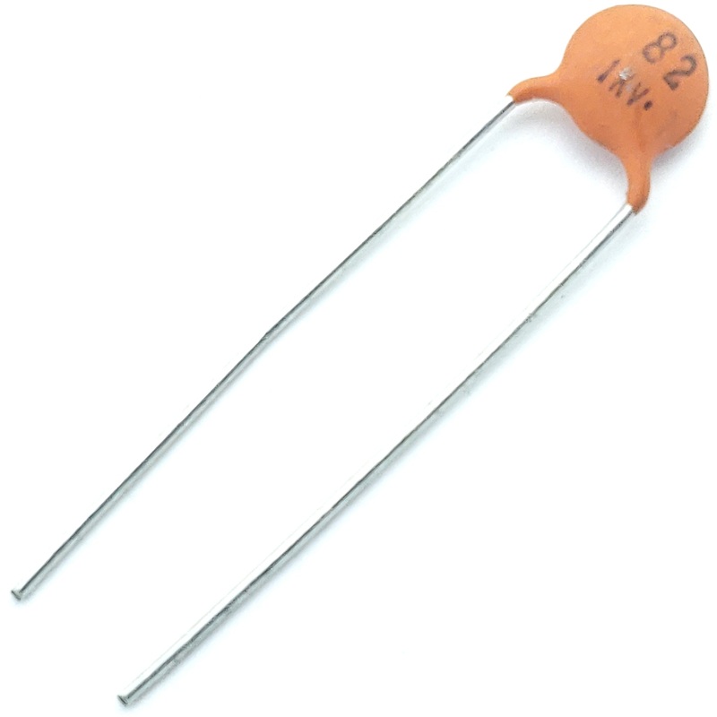 ceramic capacitor 82 pF 10% 1000 volts
