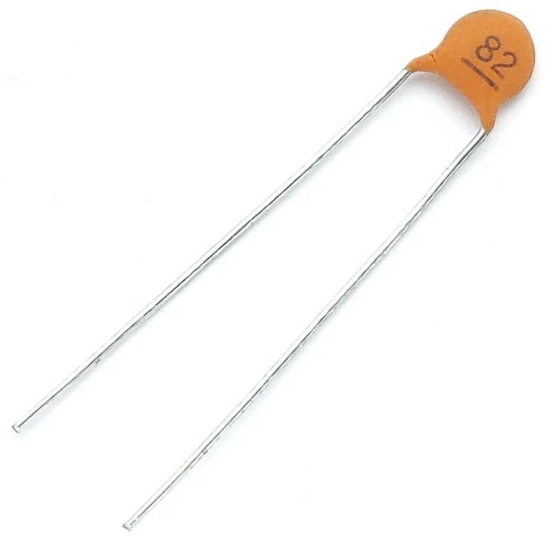 ceramic capacitor 82 pF 10% 50 volts