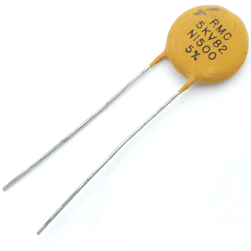 ceramic capacitor 82 pF 5% 5000 volts N1500