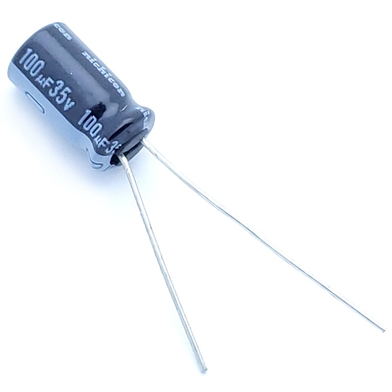 100uF 35 Volt Electrolytic Capacitor