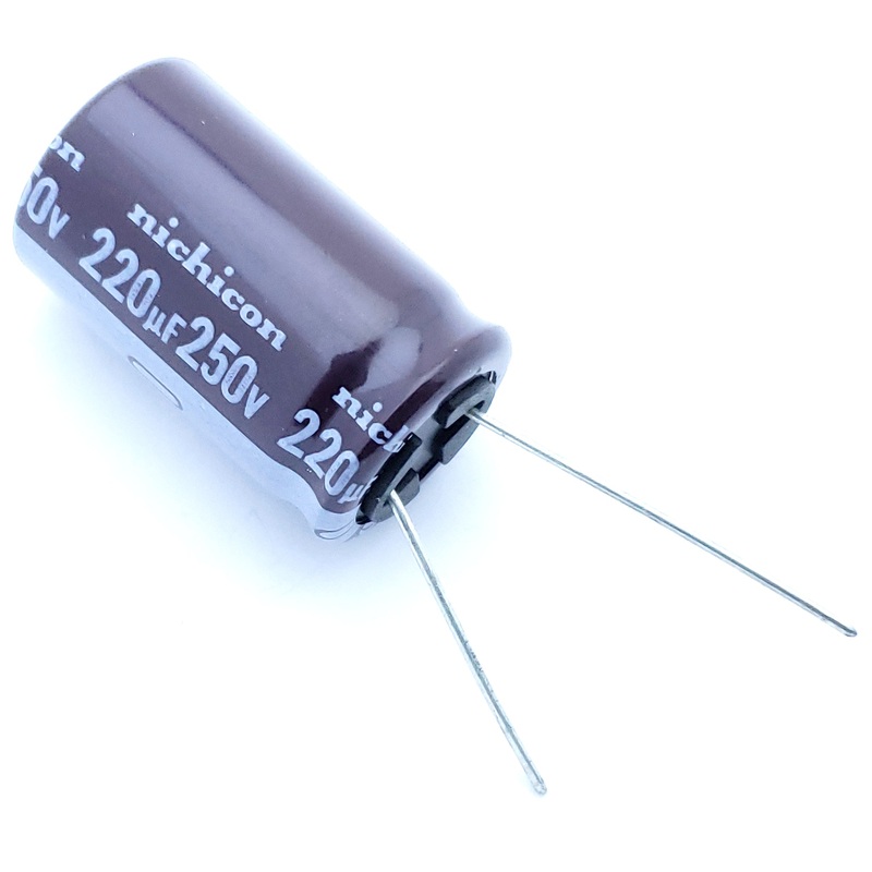 220uF 250 Volt Electrolytic Capacitor