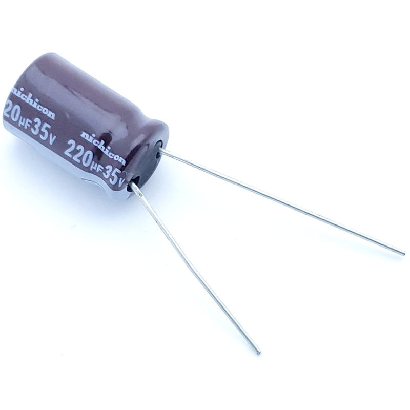220uF 35 Volt Electrolytic Capacitor