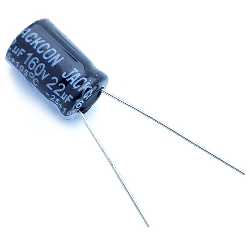 22uF 160 Volt Electrolytic Capacitor