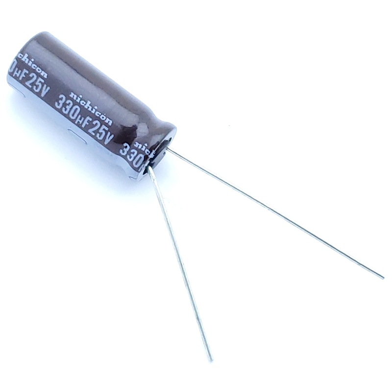 330uF 25 Volt Electrolytic Capacitor