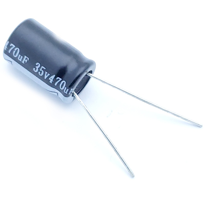 470uF 35 Volt Electrolytic Capacitor