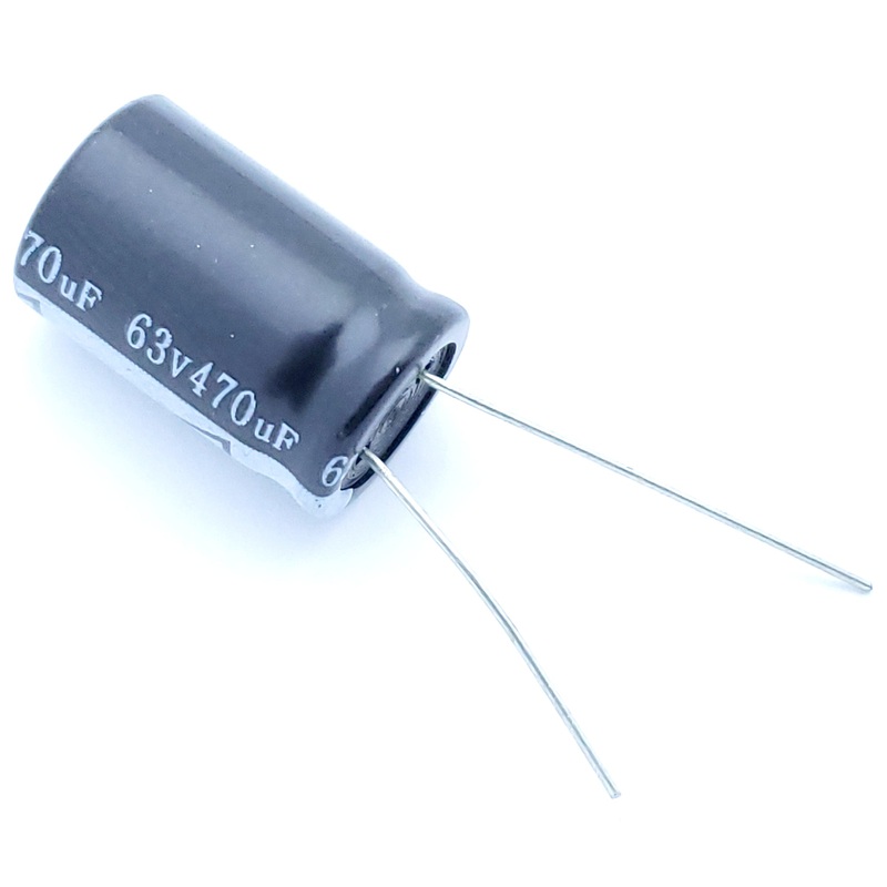 470uF 63 Volt Electrolytic Capacitor
