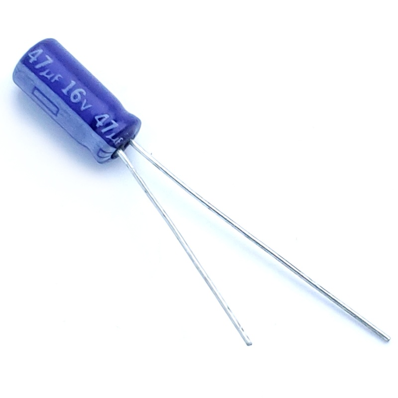 47uF 16 Volt Electrolytic Capacitor