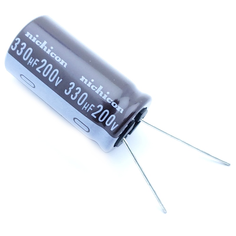 330uF 200 Volt Electrolytic Capacitor – 105c – 20% – Radial Leaded