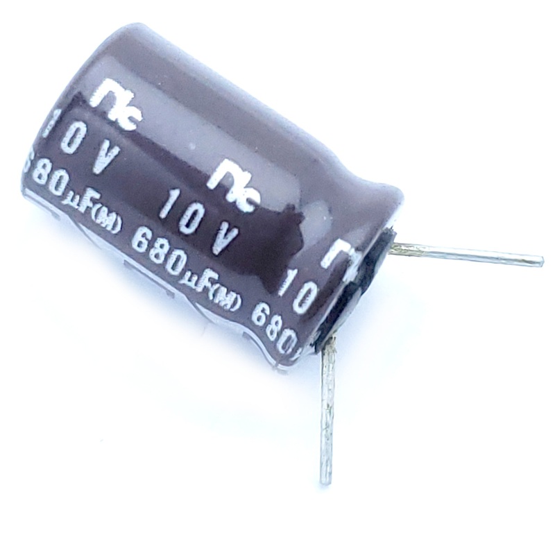 680uF 10 Volt Electrolytic Capacitor