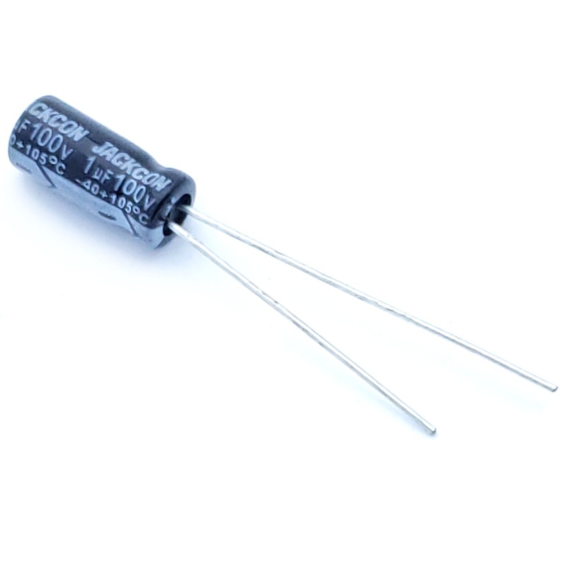 1uF 100 Volt Electrolytic Capacitor