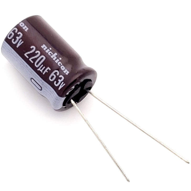 220uF 63 Volt Electrolytic Capacitor
