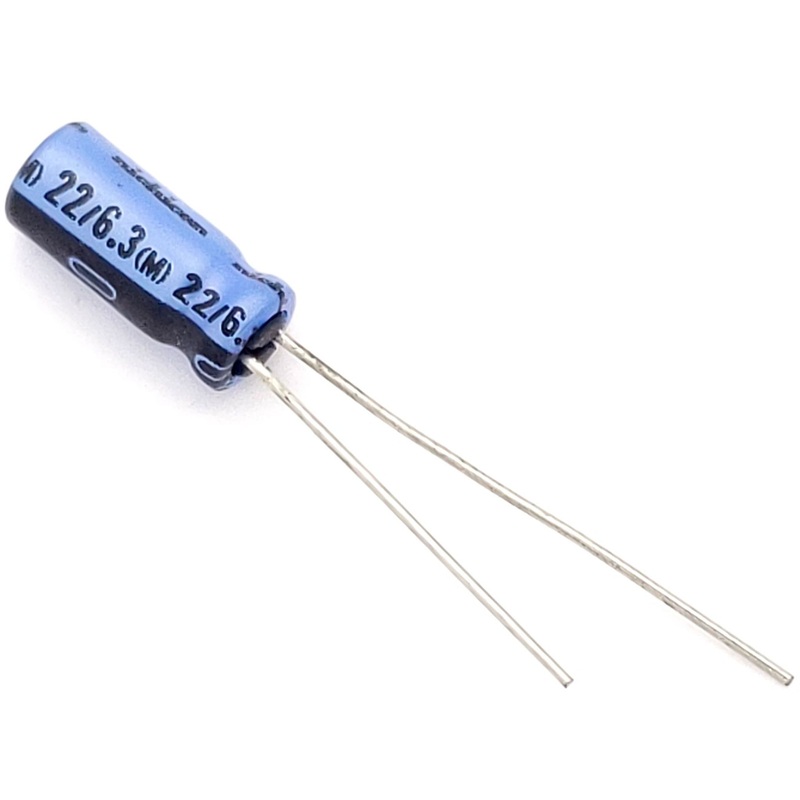22uF 6.3 Volt Electrolytic Capacitor
