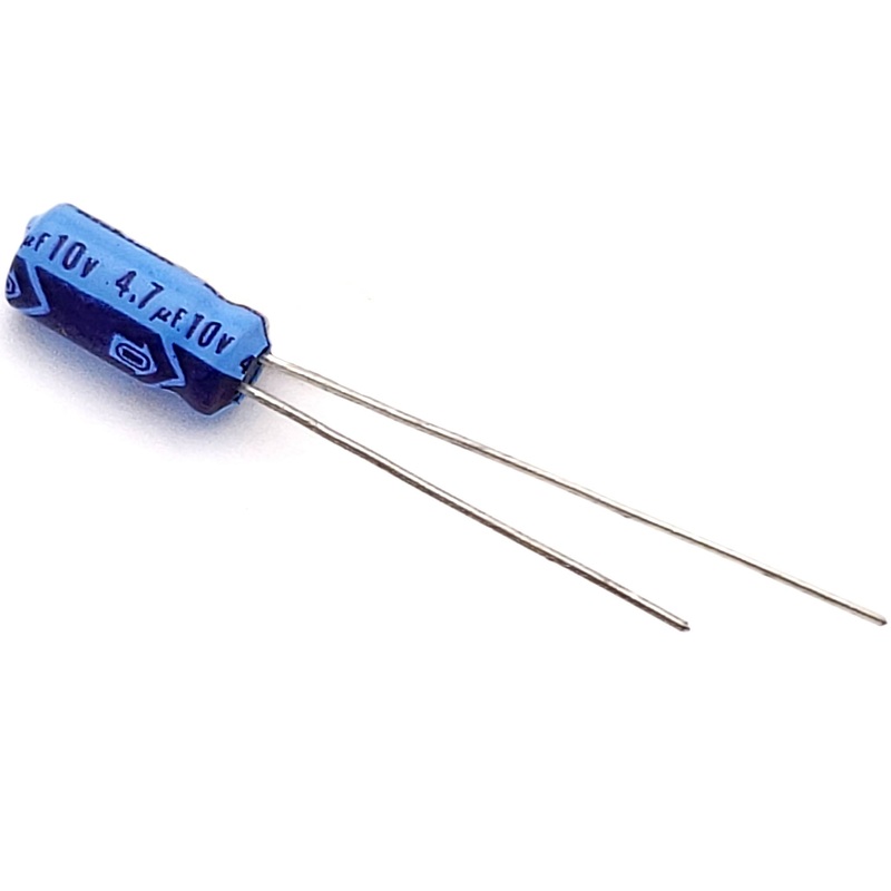 4.7uF 10 Volt Electrolytic Capacitor