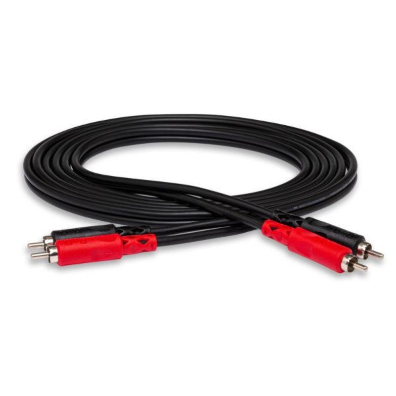 CRA-202, Hosa Stereo Interconnect, Dual RCA Male to Male, 2 Meter (6.54FT) Length