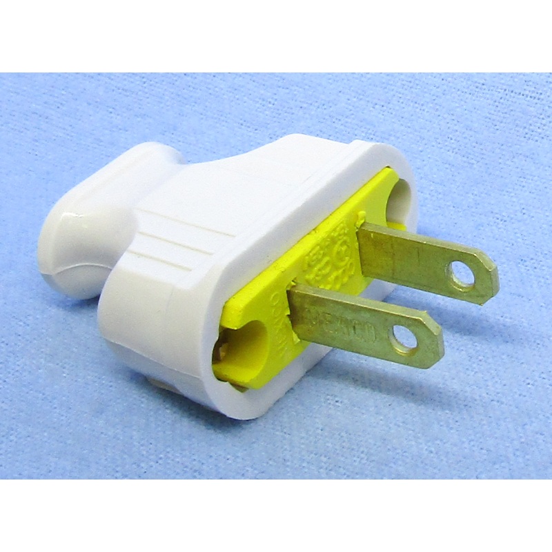 Philmore # 1051V, 2 Pin Male AC Plug Flat Bakelite ~ 15A@125V, 10A@250V