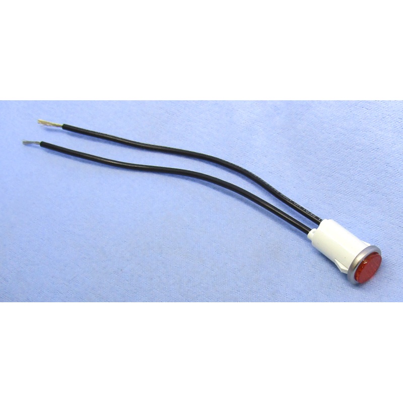 11-2282, Philmore 0.500″ AMBER Indicator, 250V AC NEON Lamp
