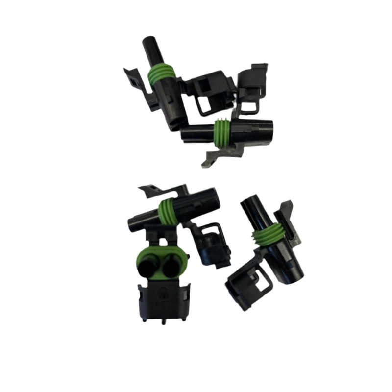 WPKC-2-F-5PK~Weather Pack Female 2-Conductor Connectors 5PK