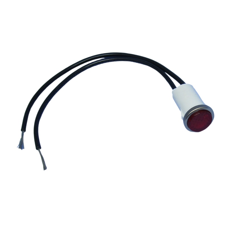 11-2230, Philmore 0.500″ RED Indicator, 12V~14V AC/DC Incandescent Lamp