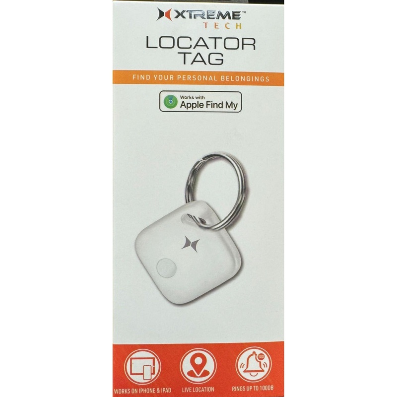 Xtreme  Smart Locator Tag – Works with Apple Find My, Live Location, Loud 100dB Ring