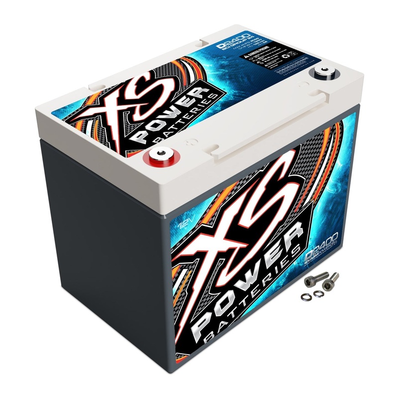XS Power D2400 12V 3500A 1200CA AGM Car Audio Battery/Powercell Group 24