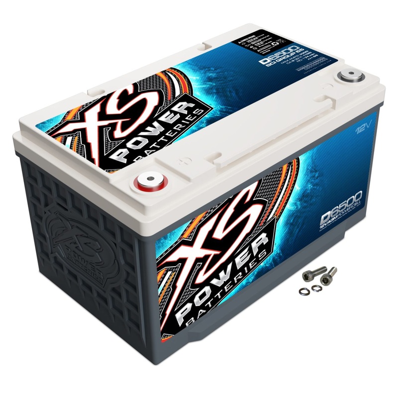 XS Power D6500 12 Volt AGM 3900 Amp Sealed Car Audio Battery/Power Cell+Terminal