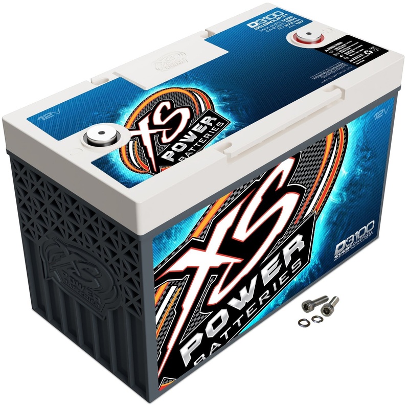 XS Power D3100 12 Volt AGM 5000 Amp Sealed Car Audio Battery/Power Cell+ M6 Terminals