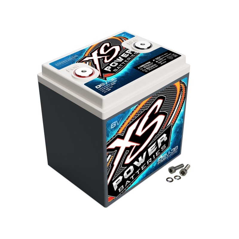 XS Power D6V-38 6V AGM 550CA 2000 Max Amps Battery/Powercell D6V38