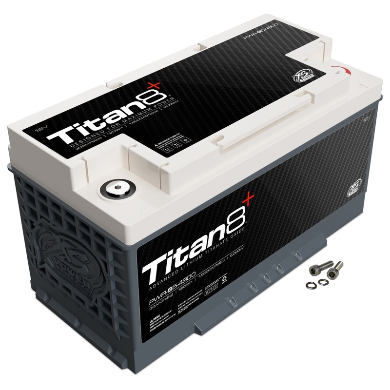 XS Power PWR-S5 Group 49 Titan8 12V Lithium 2000A 120 Energy Wh Battery for 5000 Watts