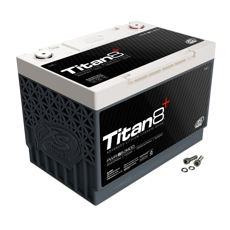 XS Power PWR-S6 Group 34 Titan8 14V Lithium 2000A 144 Energy Wh Battery for 6000 Watts