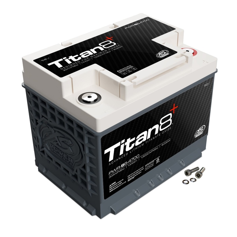 XS Power PWR-S6 Group 47 Titan8 14V Lithium 2000A 144 Energy Wh Battery for 6000 Watts
