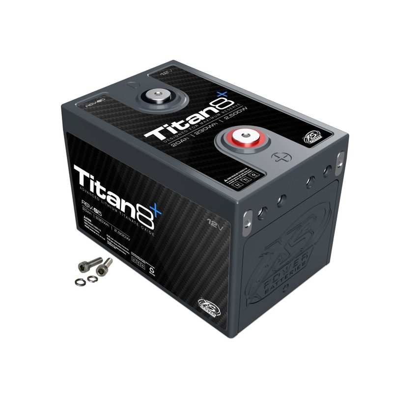 XS Power RSV-S5 Titan8 12V Lithium 1000A 230 Energy Wh Battery for 2500 Watts