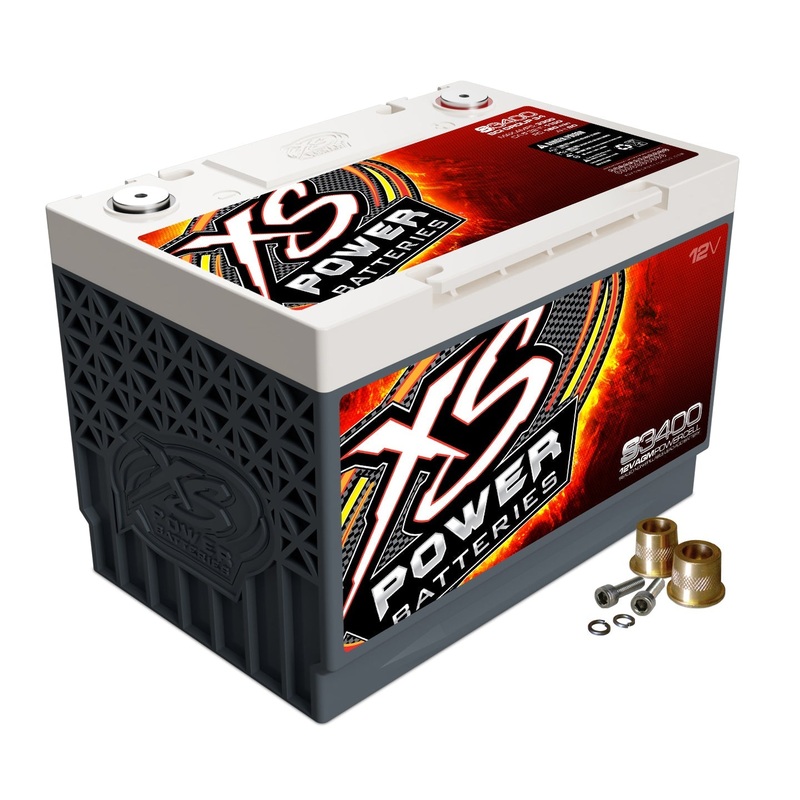 XS Power S3400 12 Volt AGM 3300 Amp Sealed Starting/Racing Battery/Power Cell