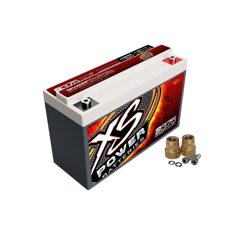 XS Power S375 12 Volt AGM 800 Amp Sealed Starting/Racing Battery/Power Cell