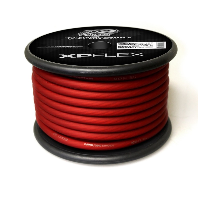 XS Power XP FLEX Red 2 AWG Power/Ground Cable