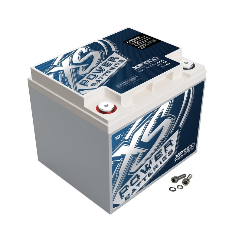 XS Power XP1500 12V 1500 Amp Deep Cycle AGM Car Audio Battery/Power Cell