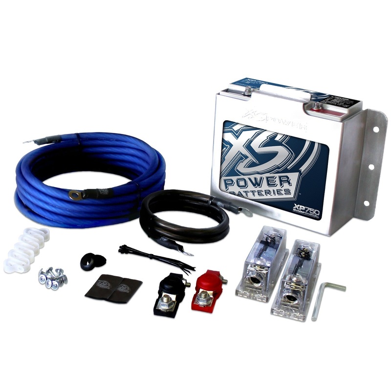 XS Power XP750CK XP750 Battery and XPFlex 4-Gauge 1500W Install Kit + 511 Mount