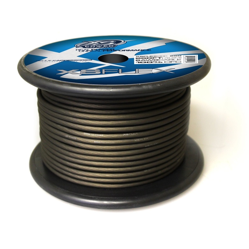 XS Power XS FLEX Black 8 AWG Power/Ground Cable